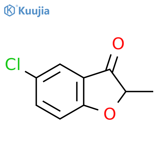 5-Chloro-2-methyl-2,3-dihydro-1-benzofuran-3-one structure