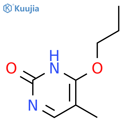 2(1H)-Pyrimidinone,5-methyl-6-propoxy- structure