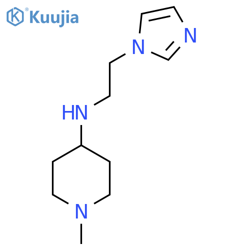 N-[2-(1H-Imidazol-1-yl)ethyl]-1-methylpiperidin-4-amine structure