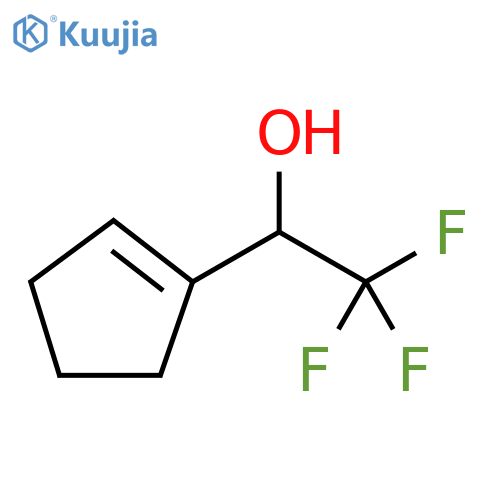 1-(cyclopent-1-en-1-yl)-2,2,2-trifluoroethan-1-ol structure