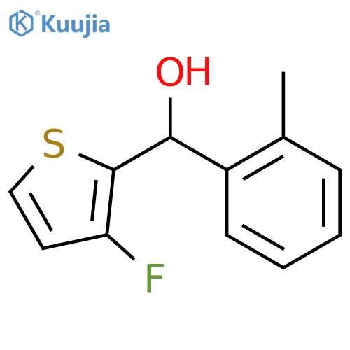(3-Fluorothiophen-2-yl)(o-tolyl)methanol structure