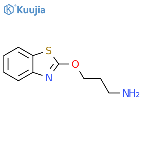 3-(1,3-benzothiazol-2-yloxy)propan-1-amine structure