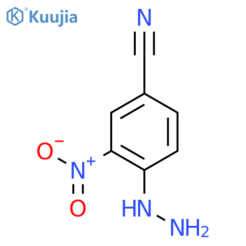 4-Hydrazinyl-3-nitrobenzonitrile structure