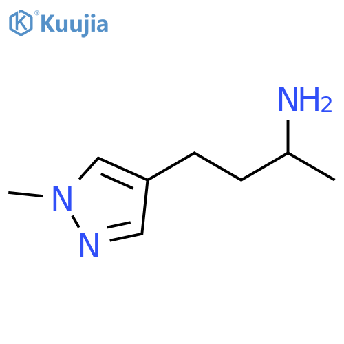 4-(1-methyl-1H-pyrazol-4-yl)butan-2-amine structure