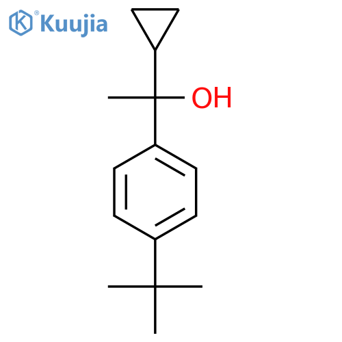 1-(4-tert-butylphenyl)-1-cyclopropylethanol structure