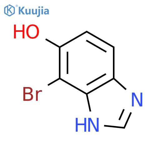 7-bromo-1H-Benzimidazol-6-ol structure