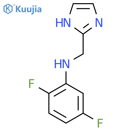 2,5-difluoro-N-(1H-imidazol-2-yl)methylaniline structure
