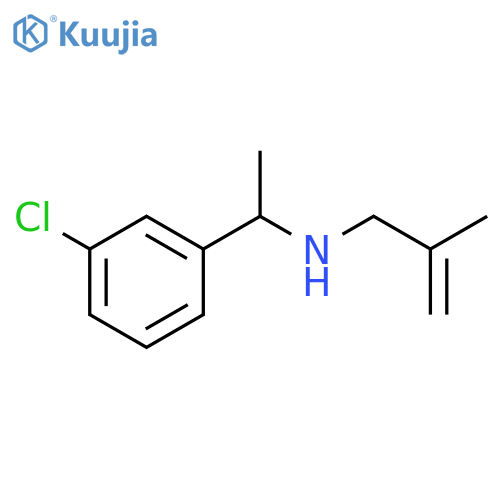 1-(3-chlorophenyl)ethyl(2-methylprop-2-en-1-yl)amine structure