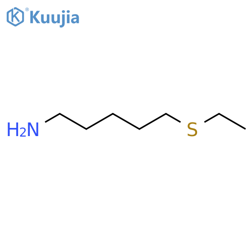5-(ethylsulfanyl)pentan-1-amine structure