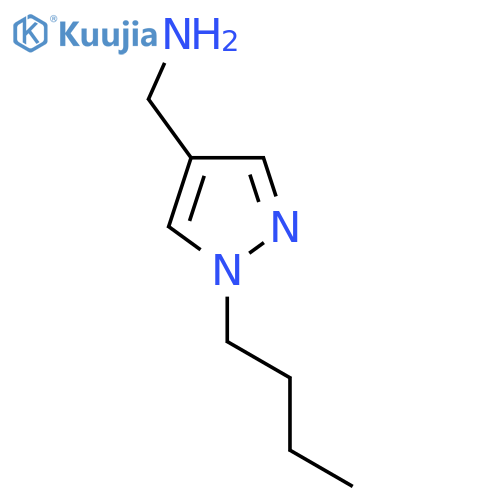 (1-Butyl-1H-pyrazol-4-yl)methanamine structure