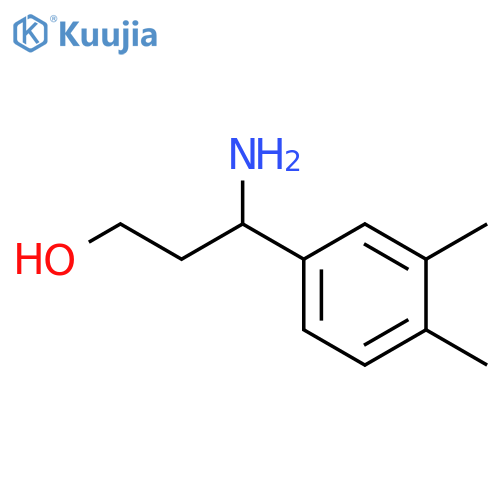 3-AMINO-3-(3,4-DIMETHYLPHENYL)PROPAN-1-OL structure