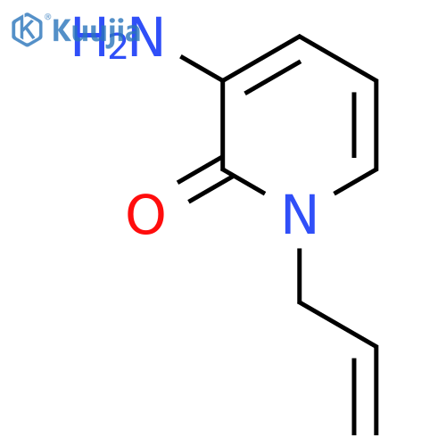 3-Amino-1-(prop-2-en-1-yl)-1,2-dihydropyridin-2-one structure