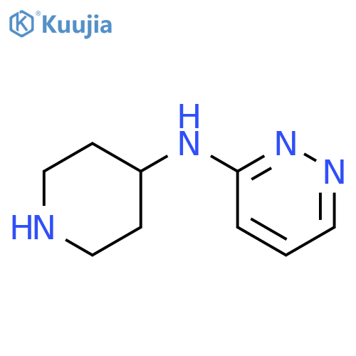 N-(piperidin-4-yl)pyridazin-3-amine structure