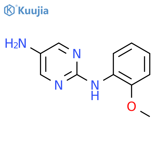 N2-(2-Methoxyphenyl)pyrimidine-2,5-diamine structure