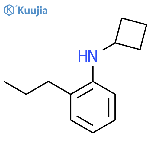 N-cyclobutyl-2-propylaniline structure