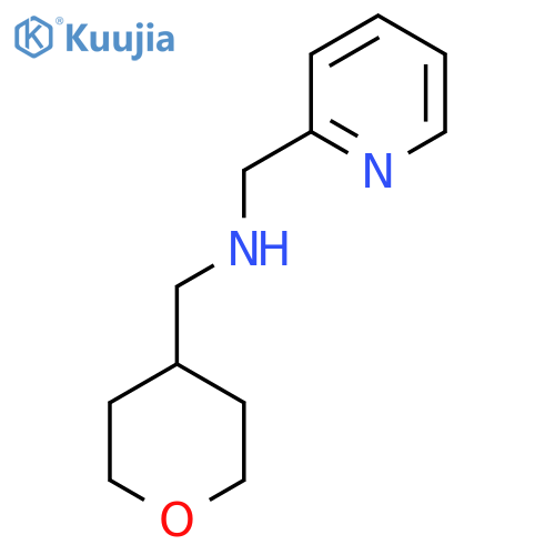 [(Oxan-4-yl)methyl][(pyridin-2-yl)methyl]amine structure