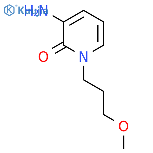 3-amino-1-(3-methoxypropyl)-1,2-dihydropyridin-2-one structure