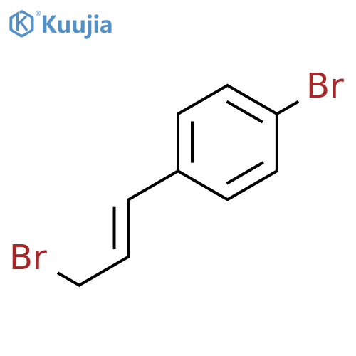 1-bromo-4-(1E)-3-bromoprop-1-en-1-ylbenzene structure