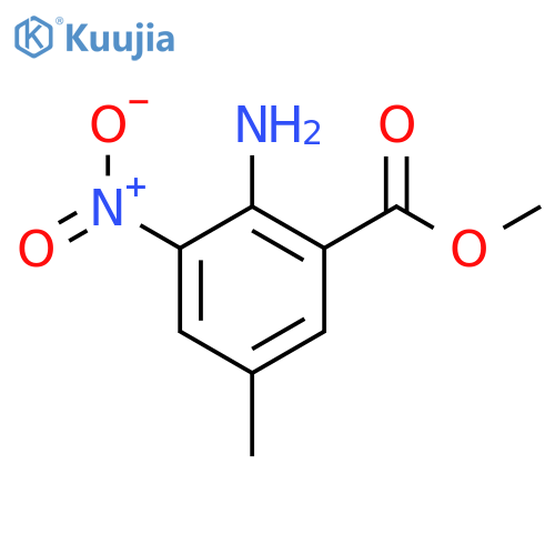 Methyl 2-amino-5-methyl-3-nitrobenzoate structure