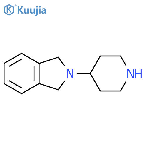 2-(Piperidin-4-yl)-2,3-dihydro-1H-isoindole structure