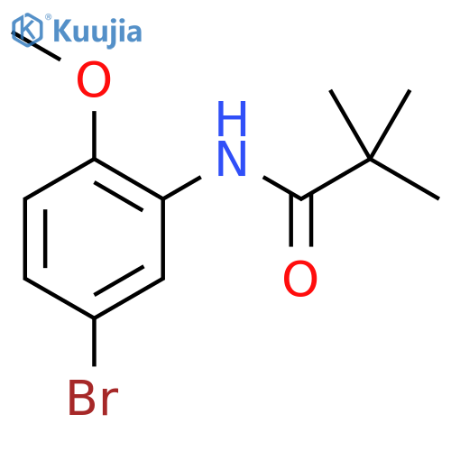 N-(5-bromo-2-methoxyphenyl)pivalamide structure