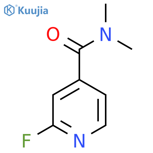 2-fluoro-N,N-dimethylpyridine-4-carboxamide structure