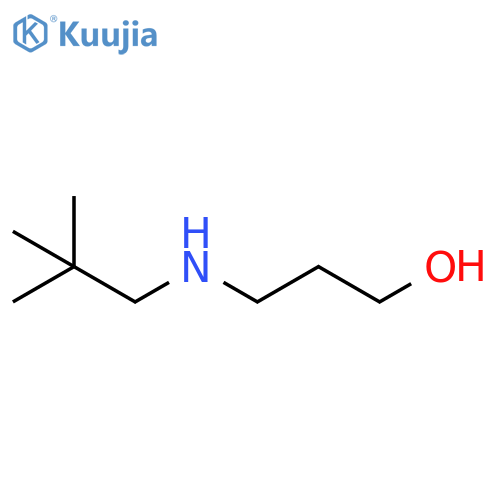 3-(2,2-dimethylpropyl)aminopropan-1-ol structure