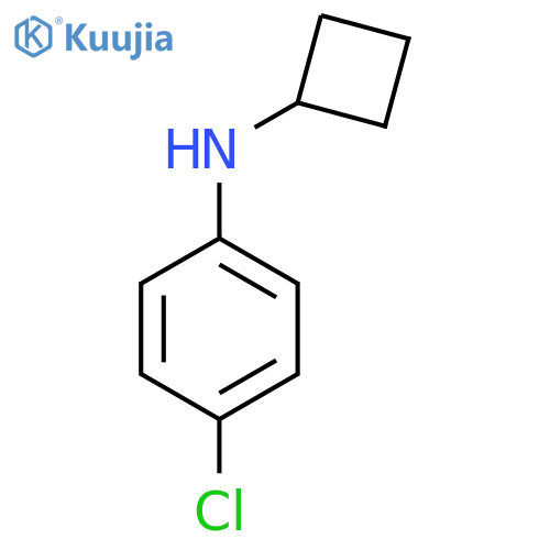 4-chloro-N-cyclobutylaniline structure