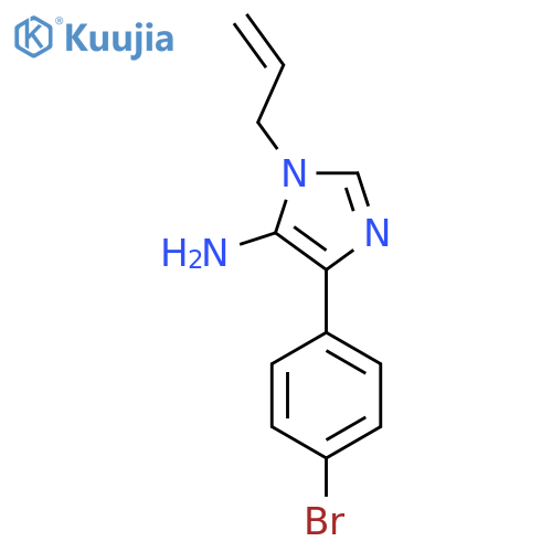 1-Allyl-4-(4-bromophenyl)-1H-imidazol-5-amine structure