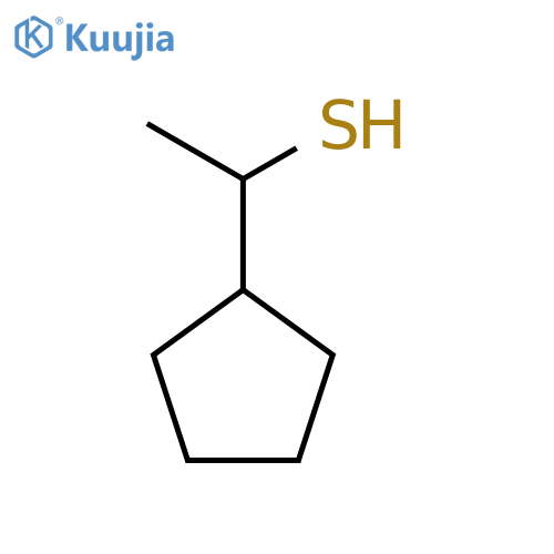 1-Cyclopentylethane-1-thiol structure