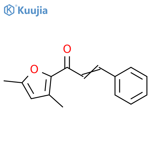 2-Propen-1-one, 1-(3,5-dimethyl-2-furanyl)-3-phenyl- structure