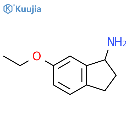 6-ethoxy-2,3-dihydro-1H-inden-1-amine structure