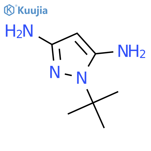 1-(tert-Butyl)-1H-pyrazole-3,5-diamine structure
