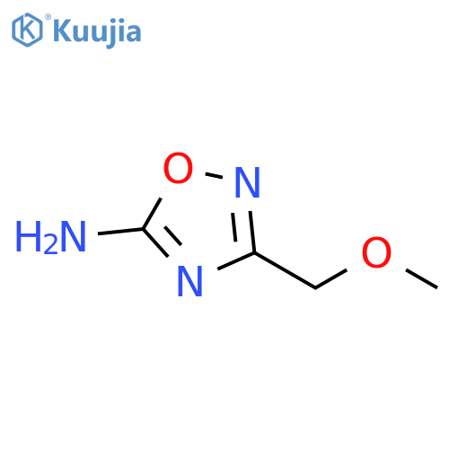 3-(METHOXYMETHYL)-1,2,4-OXADIAZOL-5-AMINE structure