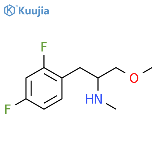 Benzeneethanamine, 2,4-difluoro-α-(methoxymethyl)-N-methyl- structure