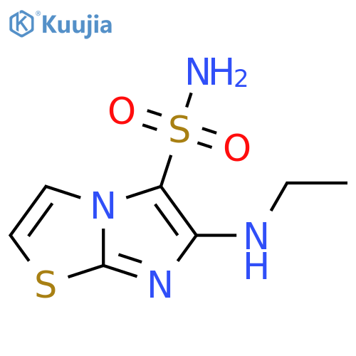 6-(ETHYLAMINO)IMIDAZO2,1-B1,3THIAZOLE-5-SULFONAMIDE structure