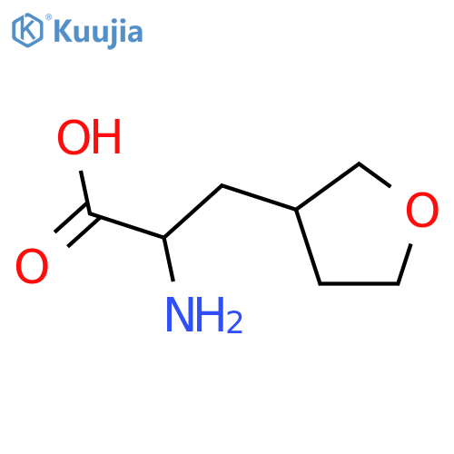 2-amino-3-(oxolan-3-yl)propanoic acid structure