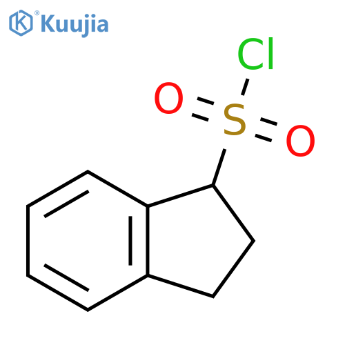 2,3-dihydro-1H-indene-1-sulfonyl chloride structure