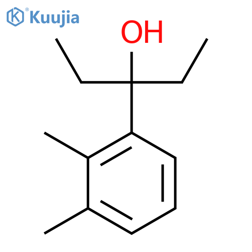 3-(2,3-dimethylphenyl)pentan-3-ol structure