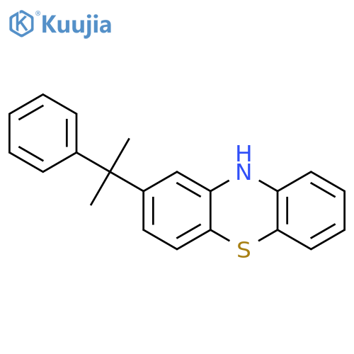 10H-Phenothiazine, 2-(1-methyl-1-phenylethyl)- structure