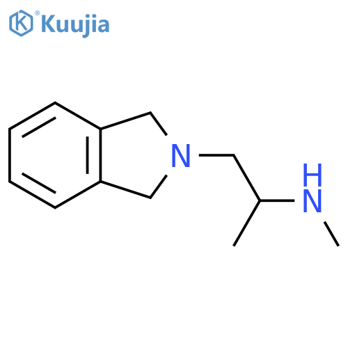1,3-Dihydro-N,α-dimethyl-2H-isoindole-2-ethanamine structure