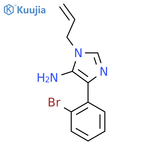 3-Allyl-5-(2-bromo-phenyl)-3H-imidazol-4-ylamine structure