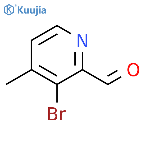 3-bromo-4-methylpicolinaldehyde structure