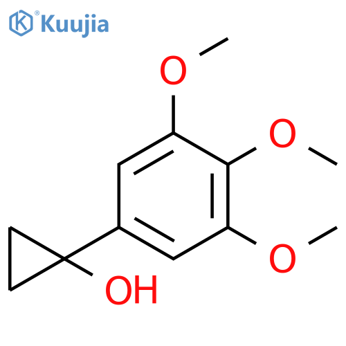 1-(3,4,5-trimethoxyphenyl)cyclopropan-1-ol structure