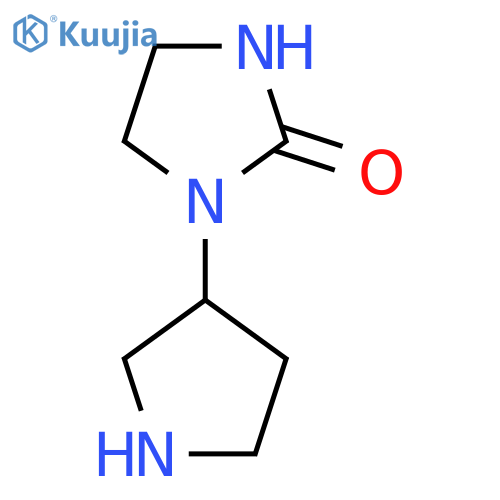 1-(Pyrrolidin-3-yl)imidazolidin-2-one structure