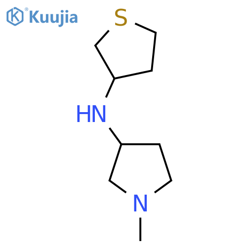 1-methyl-N-(thiolan-3-yl)pyrrolidin-3-amine structure