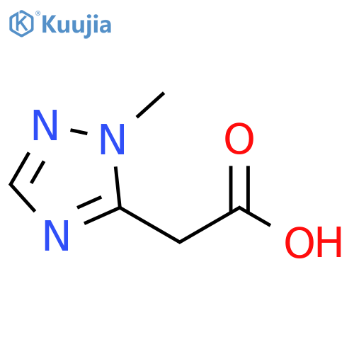 2-(1-methyl-1H-1,2,4-triazol-5-yl)acetic acid structure