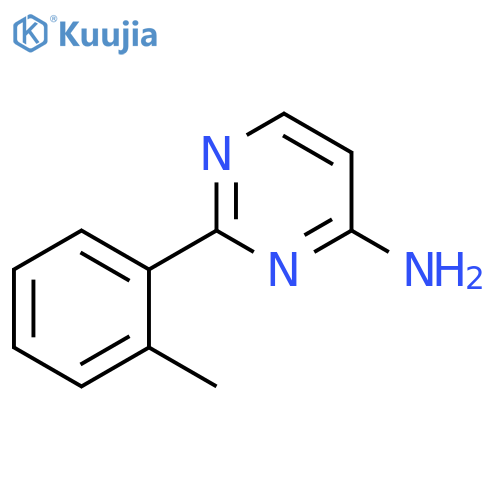 2-(2-Methylphenyl)pyrimidin-4-amine structure