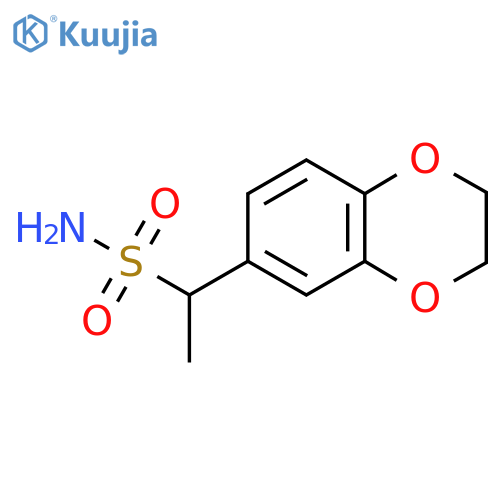 1-(2,3-Dihydro-1,4-benzodioxin-6-yl)ethane-1-sulfonamide structure