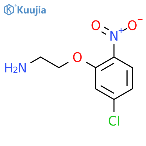2-(5-chloro-2-nitrophenoxy)ethan-1-amine structure